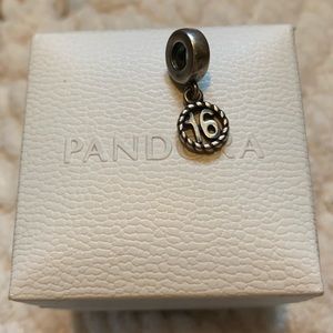 100% authentic Sweet 16 pandora charm